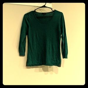Emerald Green Scoop Neck Sweater
